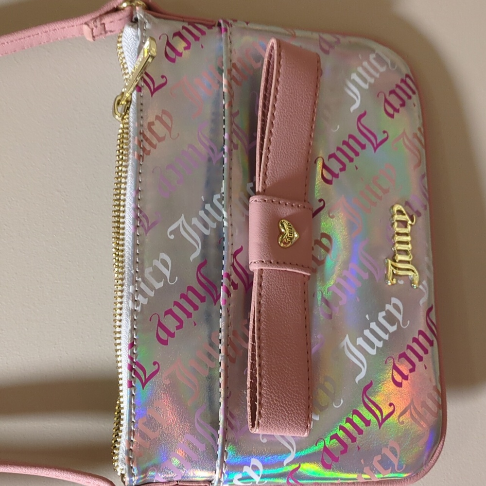 Juicy Couture Metallic Crossbody with Bow